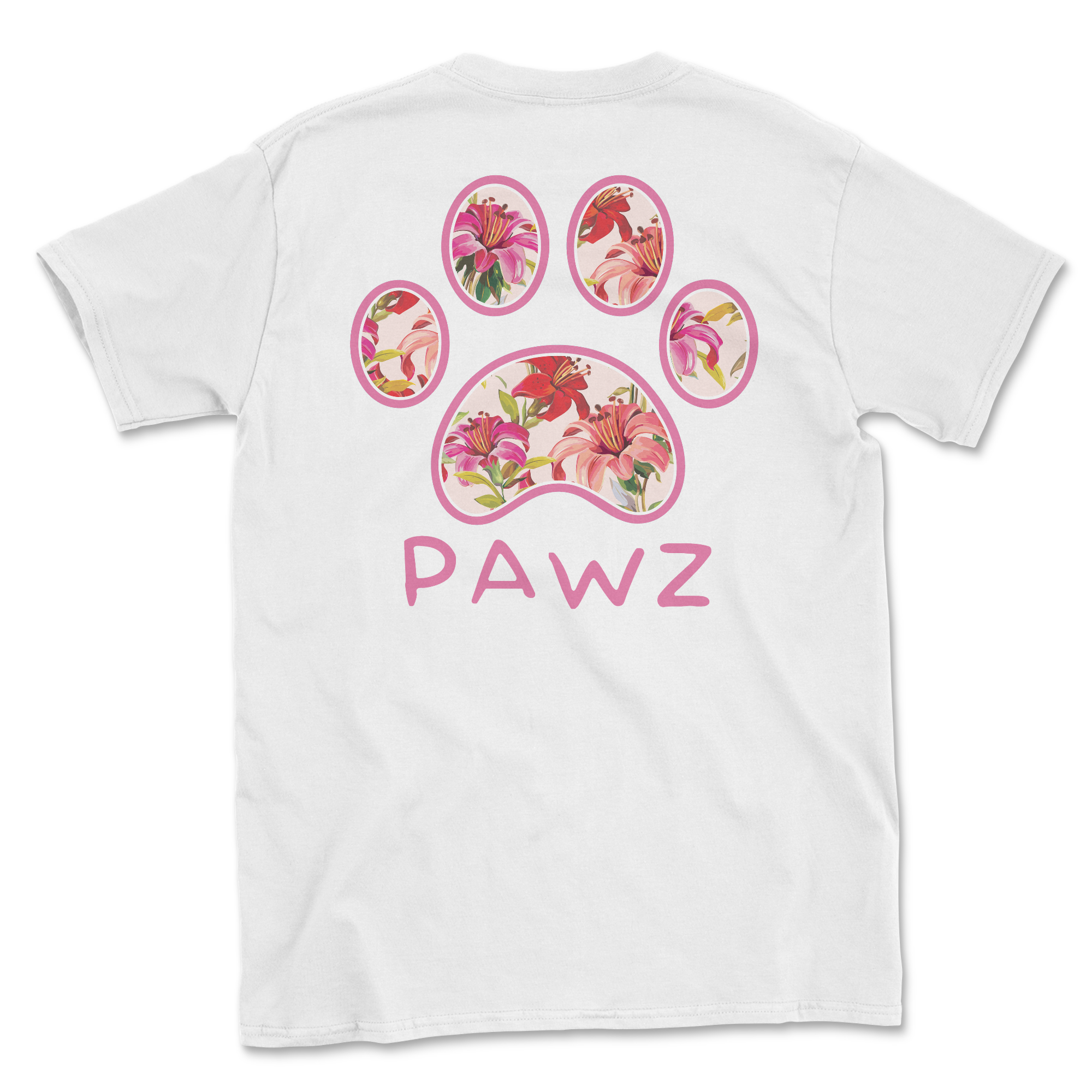Lily Pawz (Adult Short Sleeve T-Shirt)