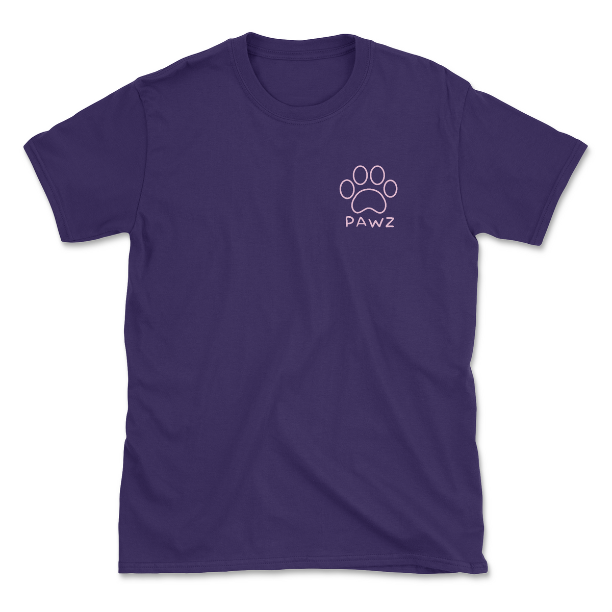 Ombre Flowers - Purple (Adult Short Sleeve T-Shirt)