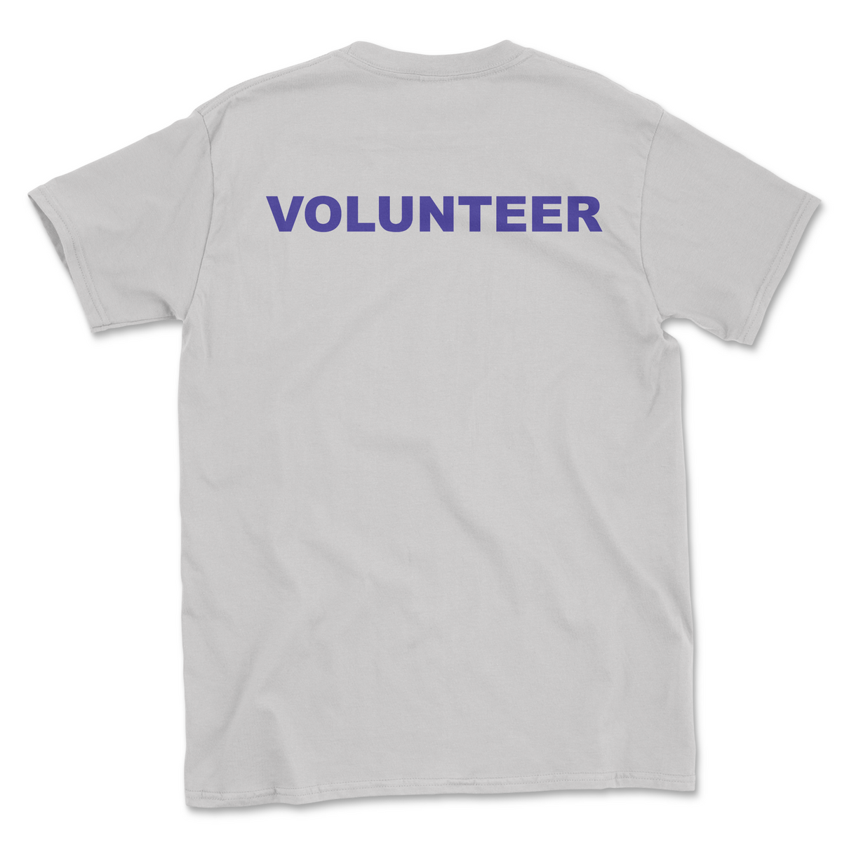 Volunteer Shirt - Ice Grey (Cold Nose Warm Heart) (Adult Short Sleeve T-Shirt)