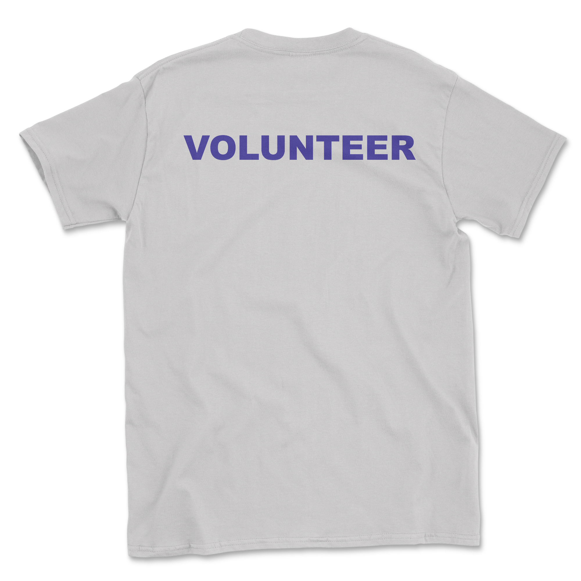 Volunteer Shirt - Ice Grey (Cold Nose Warm Heart) (Adult Short Sleeve T-Shirt)