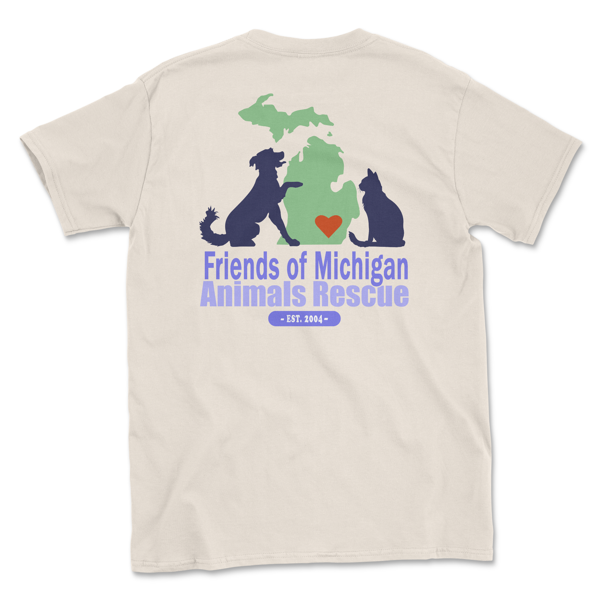 Logo - Natural (Adult Short Sleeve T-Shirt)