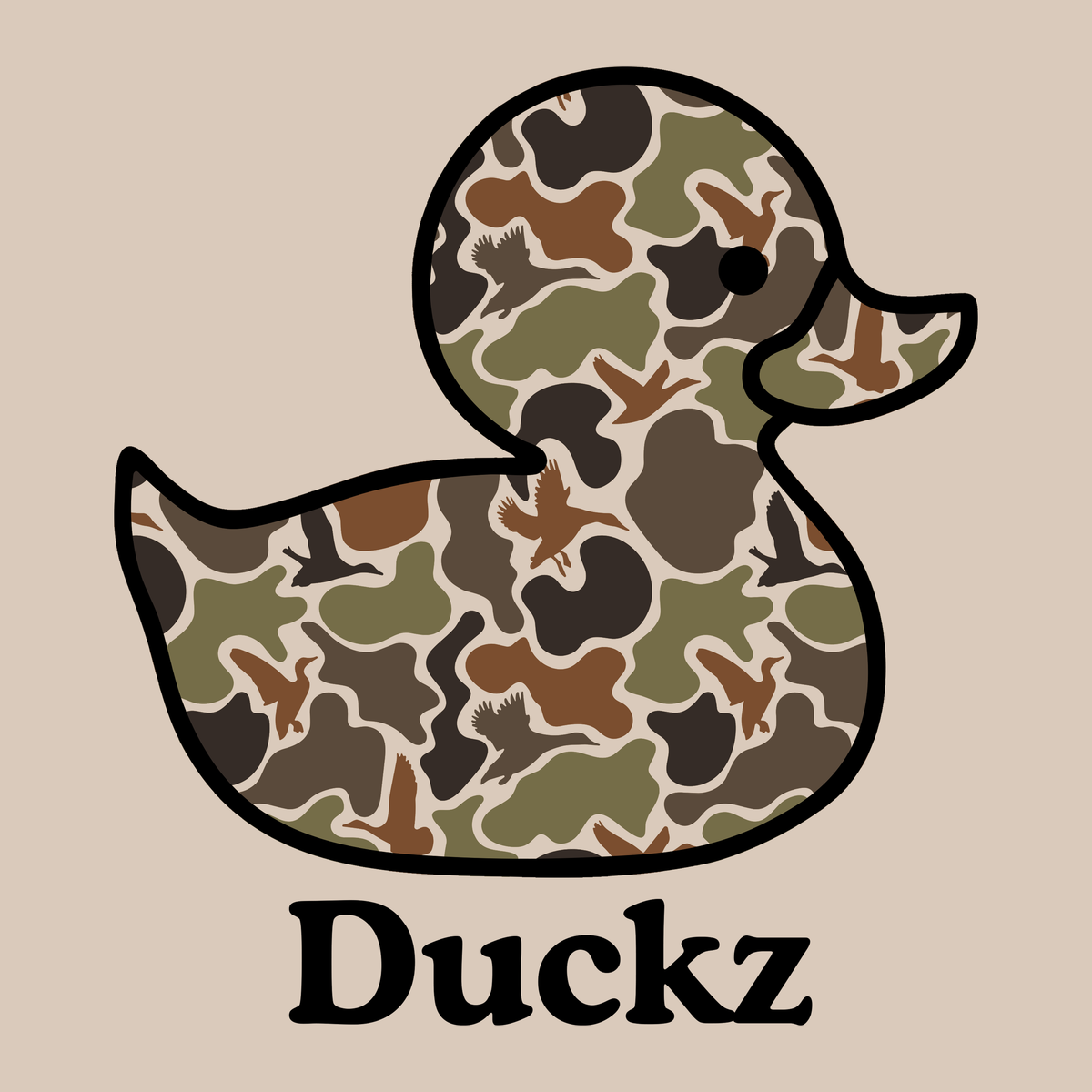 Camo Quack (Adult Short Sleeve T-Shirt)