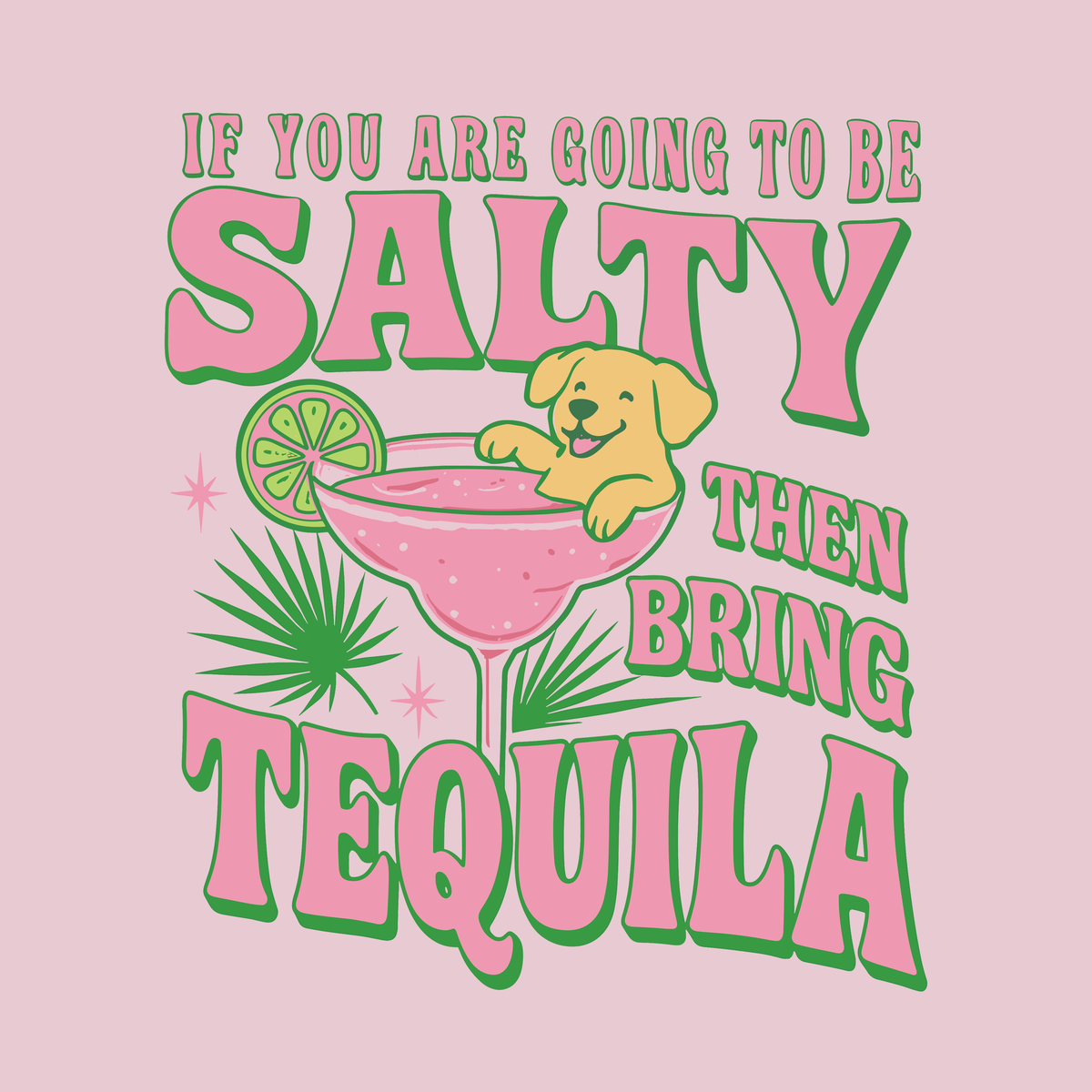 Salty Pawz - Light Pink (Adult Short Sleeve T-Shirt)