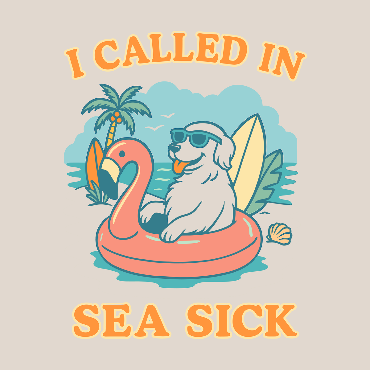 Sea Sick (Adult Short Sleeve T-Shirt)
