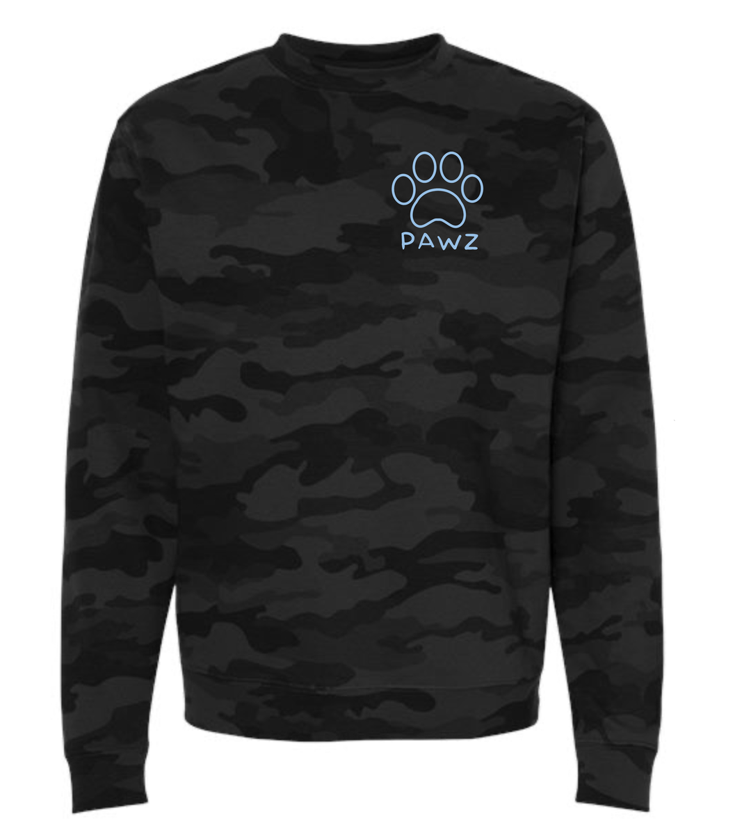 Dark Camo Outline (Adult Crewneck)