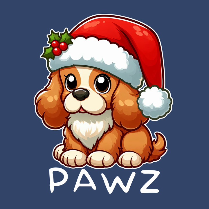 Cocker Spaniel Christmas (Adult Short Sleeve T-Shirt)