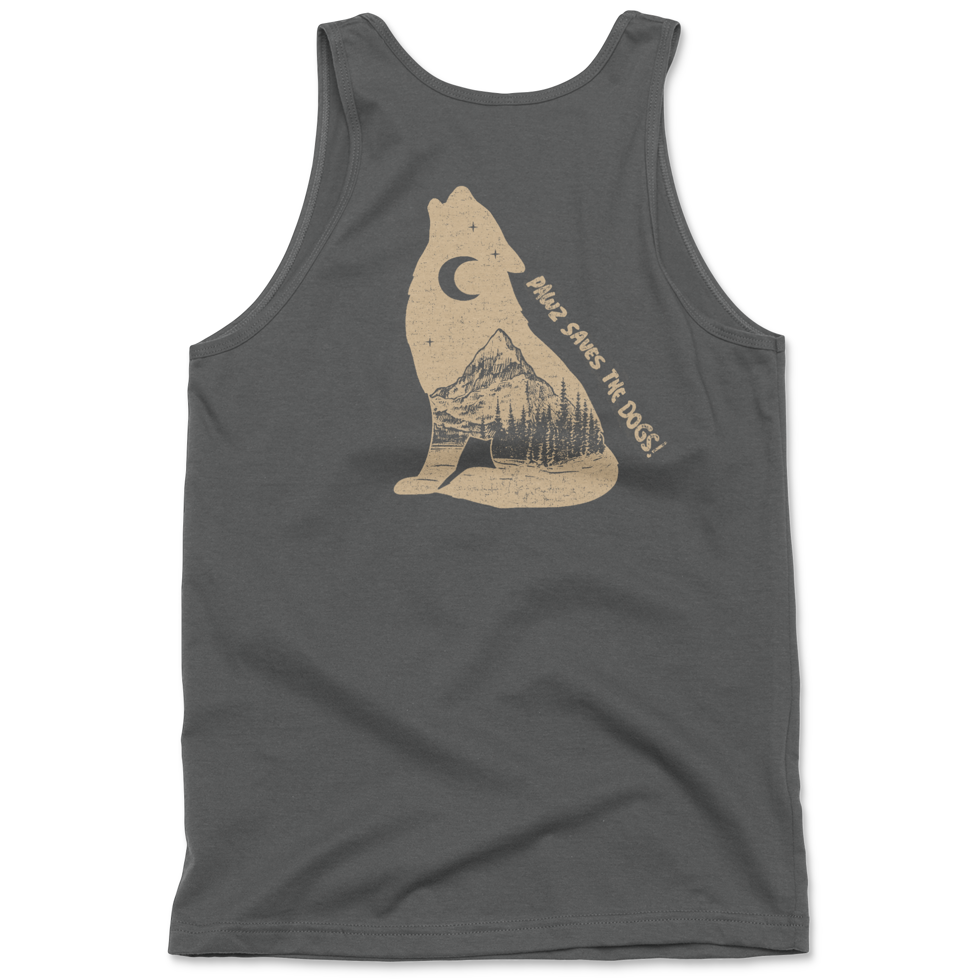 Howling Pup (Adult Tank Top)