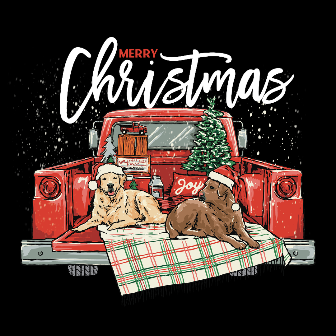 Christmas Truck (Adult Hoodie)