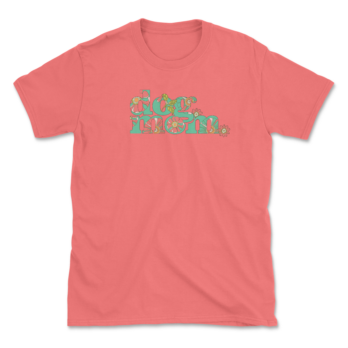 Blooming Mom (Front Print) (Adult Short Sleeve T-Shirt)