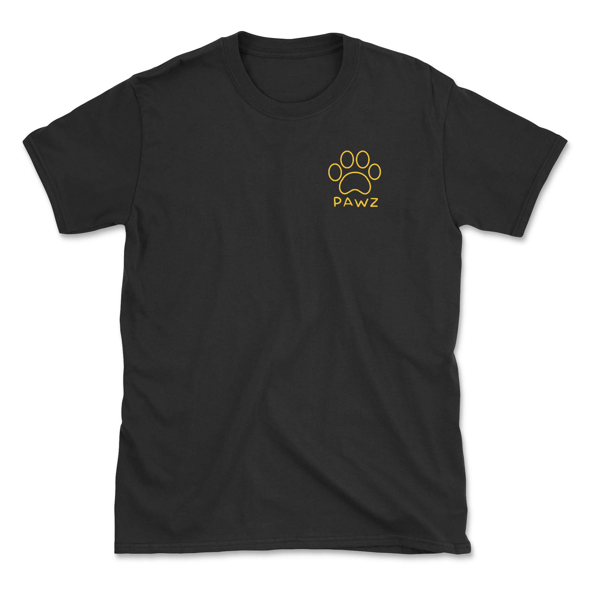 New Jersey Flag Paw (Adult Short Sleeve T-Shirt)