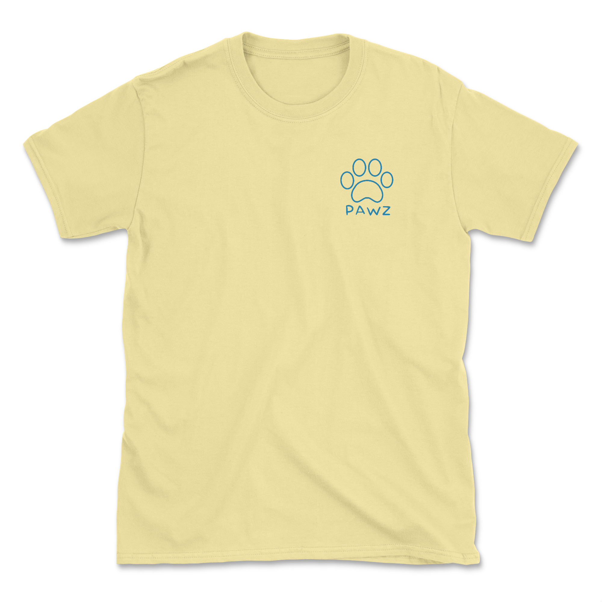 South Dakota Flag Paw (Adult Short Sleeve T-Shirt)