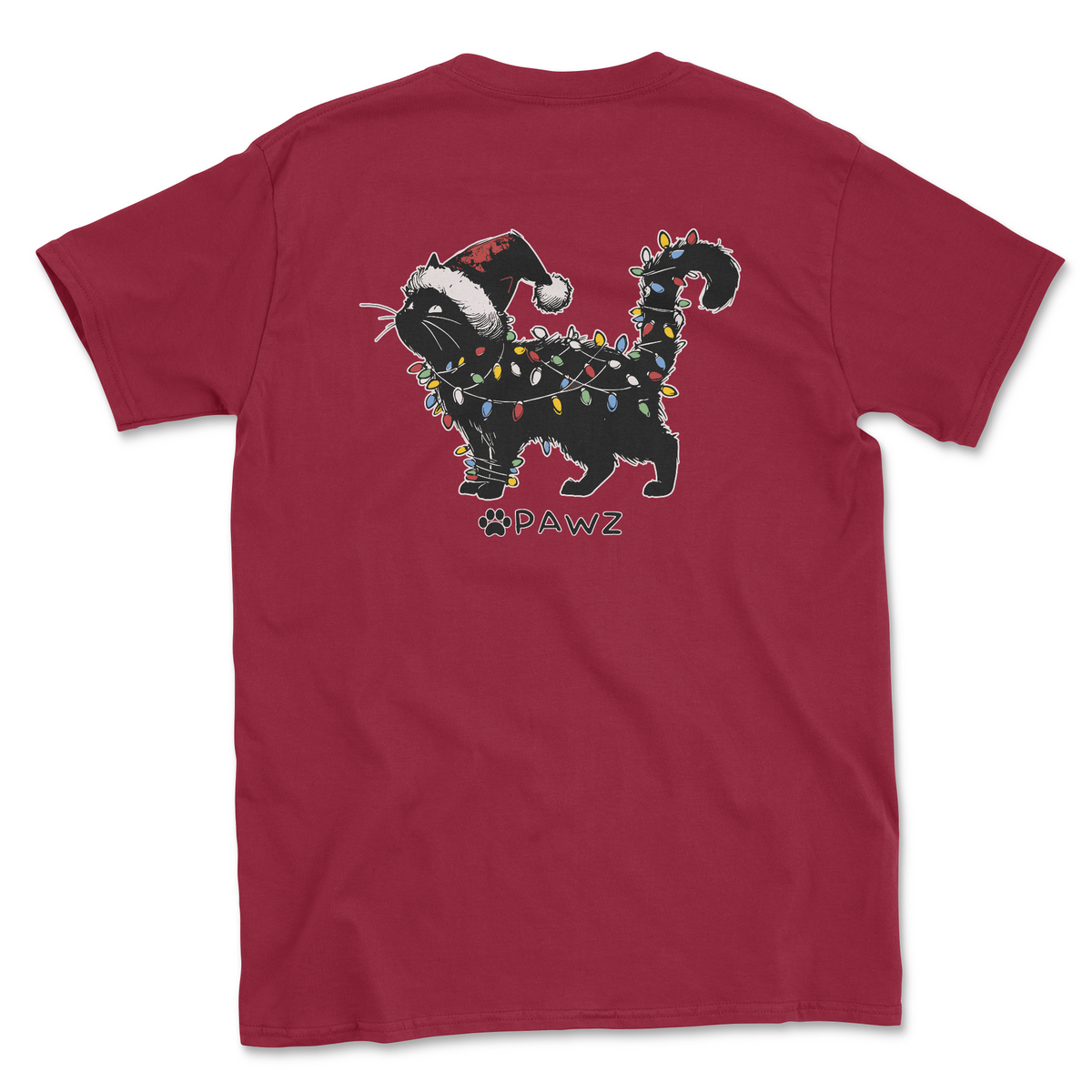 Christmas Kitty (Adult Short Sleeve T-Shirt)