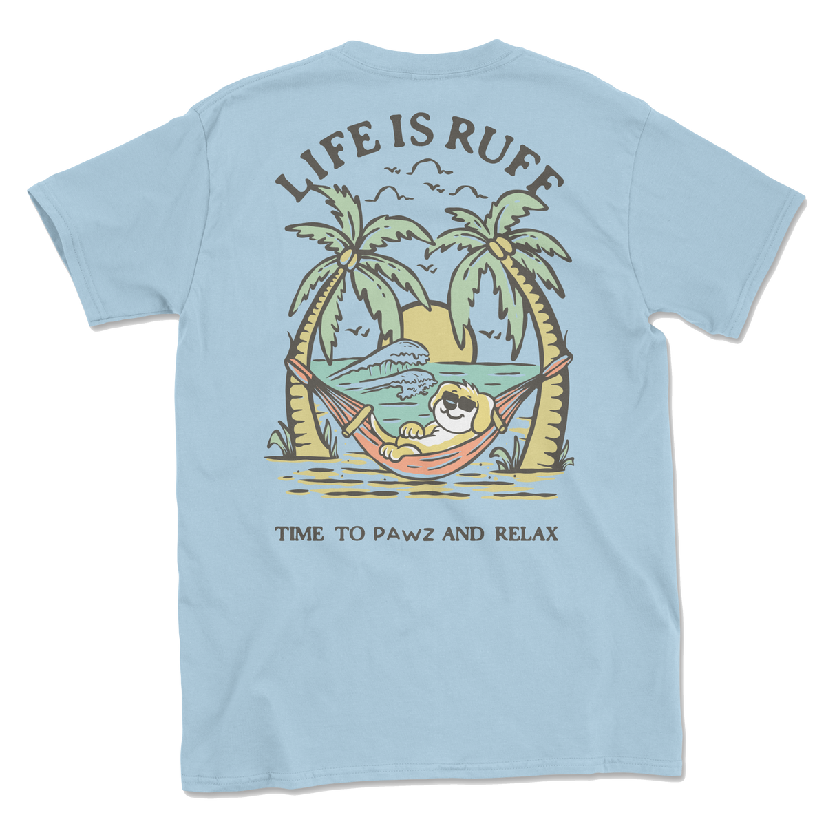 Life is Ruff (Adult Short Sleeve T-Shirt)