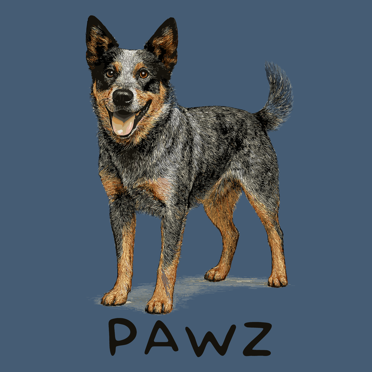 Blue Heeler (Adult Hoodie)