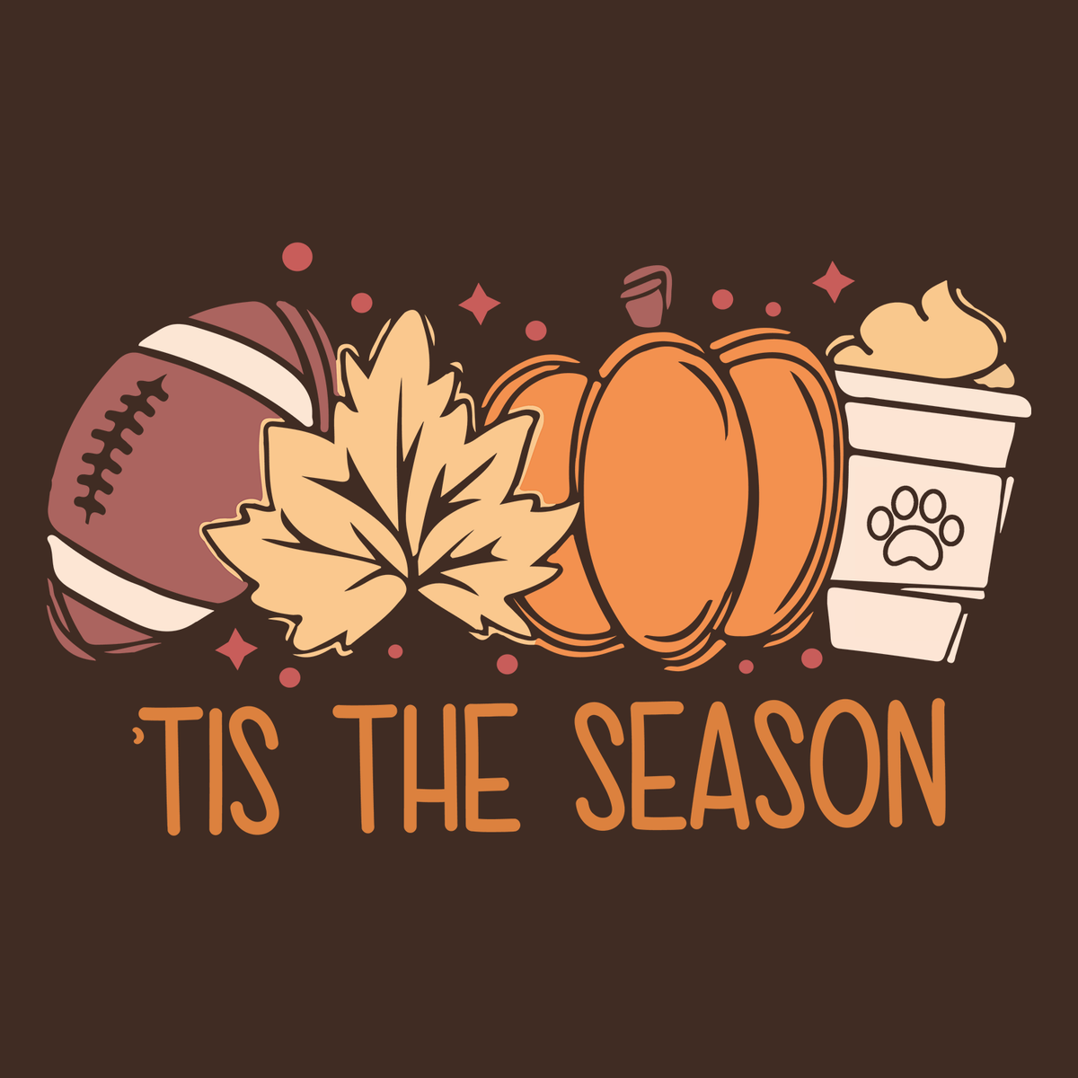 Tis The Season (Front Print) (Adult Short Sleeve T-Shirt)