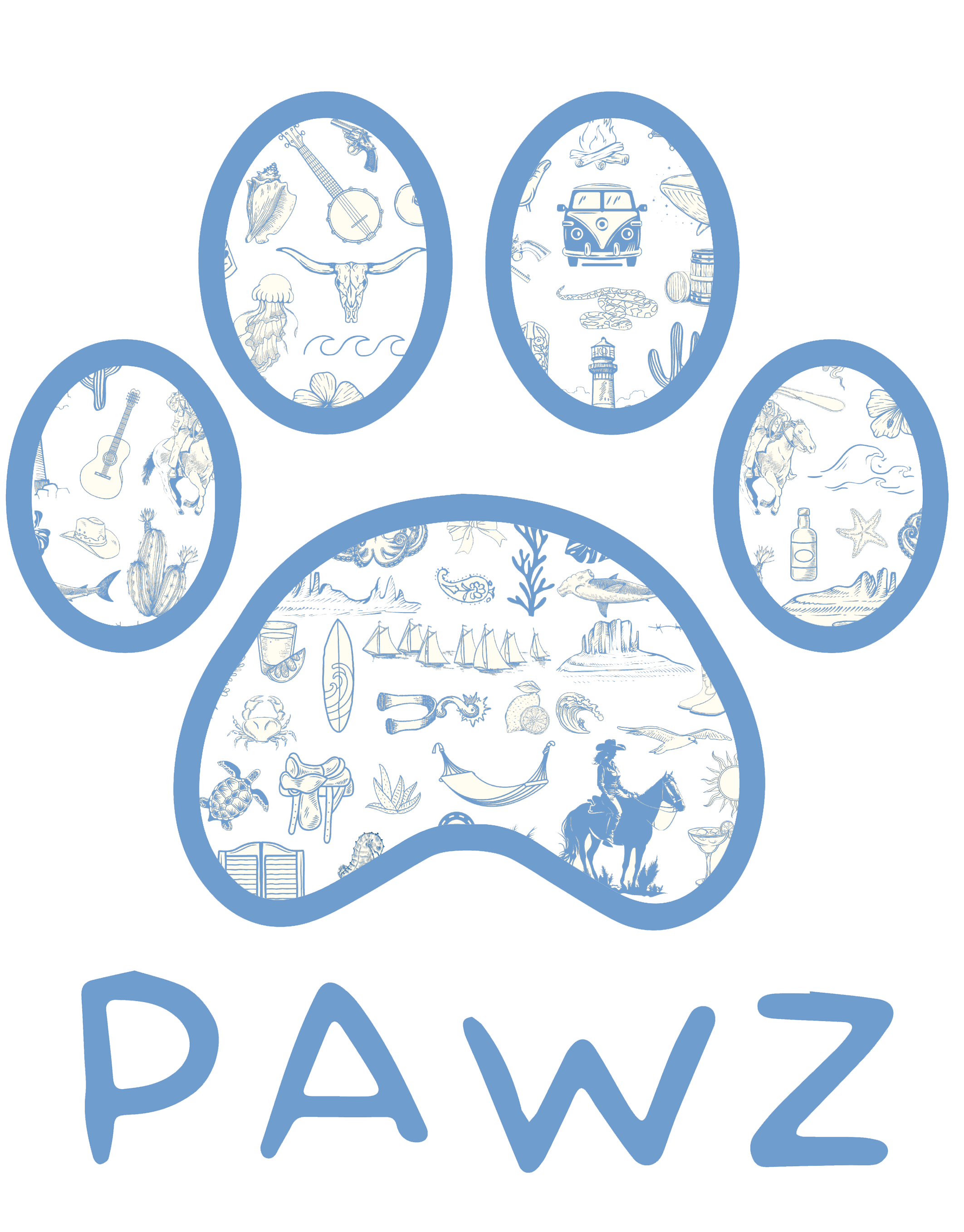 Coastal Cowgirl (Adult Hoodie)