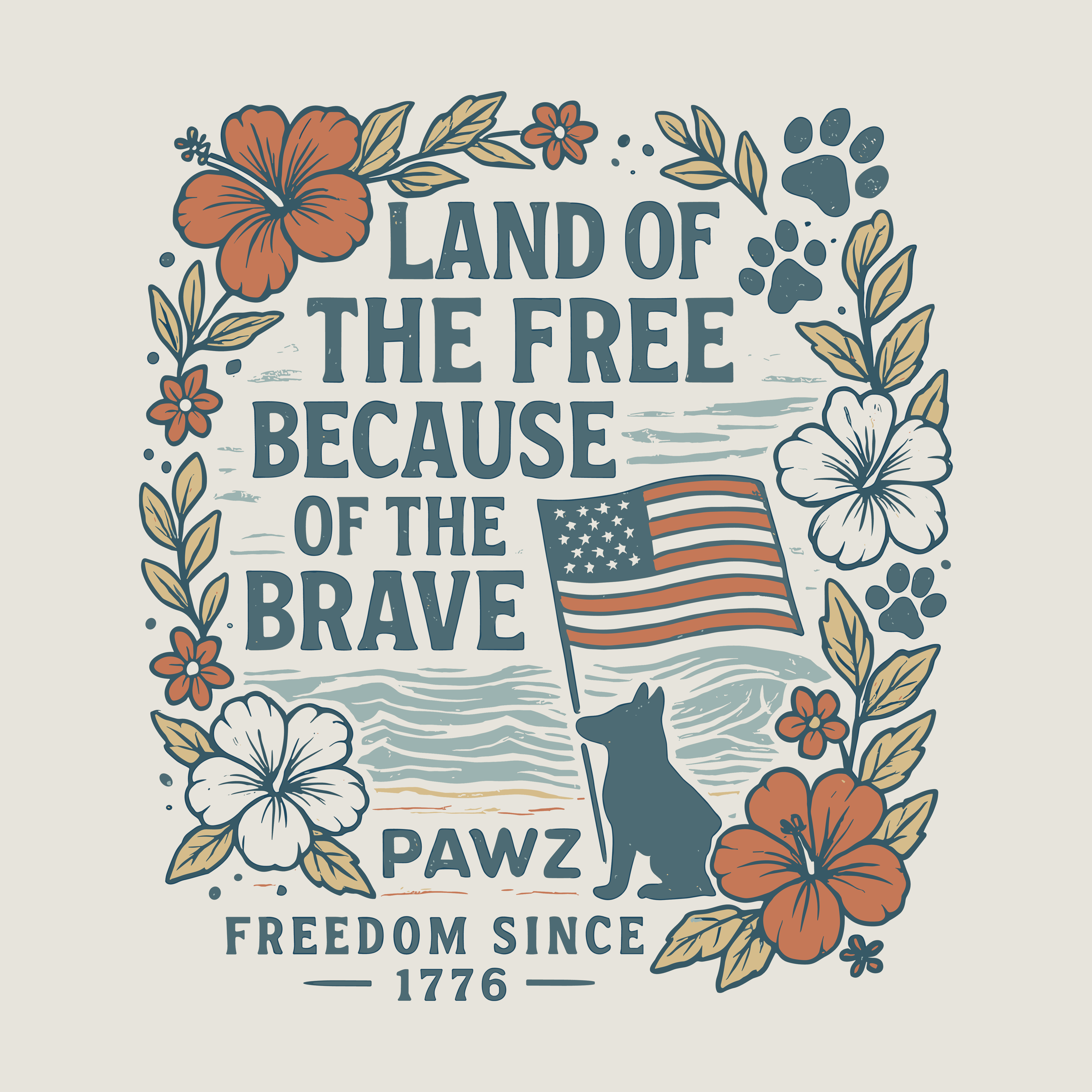 Land Of The Free (Adult Hoodie)